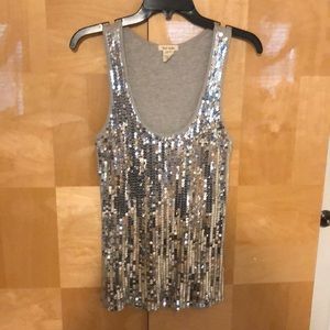 Ladies sequin tank top